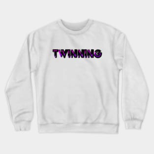 Twinning Pink and Purple Crewneck Sweatshirt